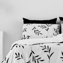 Thumbnail 4 of LOTUS ชุดผ้านวมและผ้าปู รุ่น Black & White-LI-BW 02W (ผ้านวม ขนาด 70 x 90 + ผ้าปูที่นอน 3.5 ฟุต 3 ชิ้น)