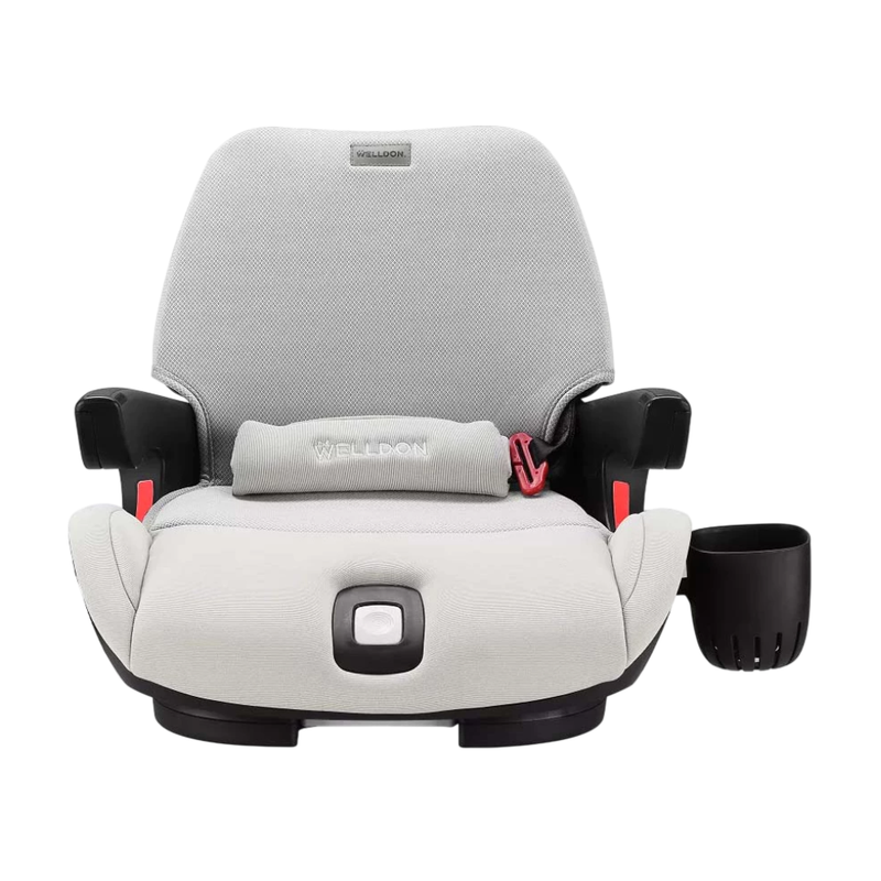 คาร์ซีทเด็กโต Welldon Booster รุ่น Partner (สําหรับ 3-12 ปี) ติดตั้งด้วย Isofix Bunny Gray