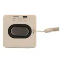 Thumbnail 4 of คิวพลัส ลำโพงบลูทูธ Mini Cute Cube สีครีม