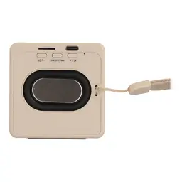 Thumbnail 4 of คิวพลัส ลำโพงบลูทูธ Mini Cute Cube สีครีม