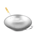 Thumbnail 3 of กระทะเหล็กม้วนขอบด้ามไม้ 38 ซม.