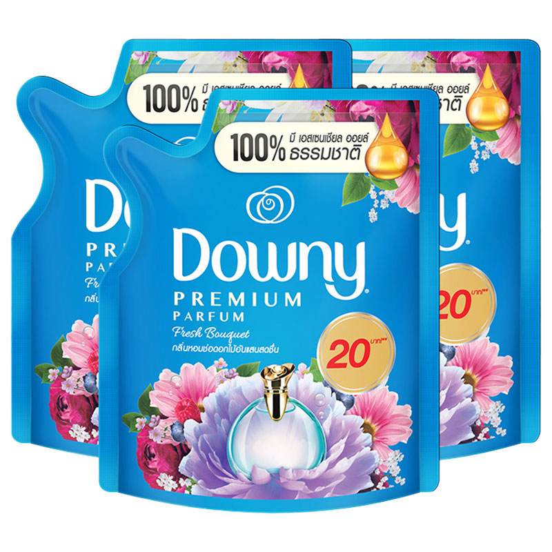 DOWNY Fresh Bouquet Fabric Softener 100 ml x 3