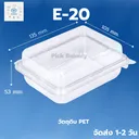 Thumbnail 1 of พิค เบเกอรี่ กล่องใส่อาหาร กล่องใส่ขนม กล่องใส่เบเกอรี่ กล่องเอนกประสงค์ กล่องพลาสติก E-20 แพ็ค 50 ใบ