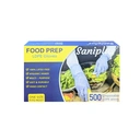 Thumbnail 1 of Saniplus ถุงมือพลาสติกสีฟ้าอเนกประสงค์ เกรดสัมผัสอาหาร  (LDPE Gloves) Blue 500 ใบ/กล่อง