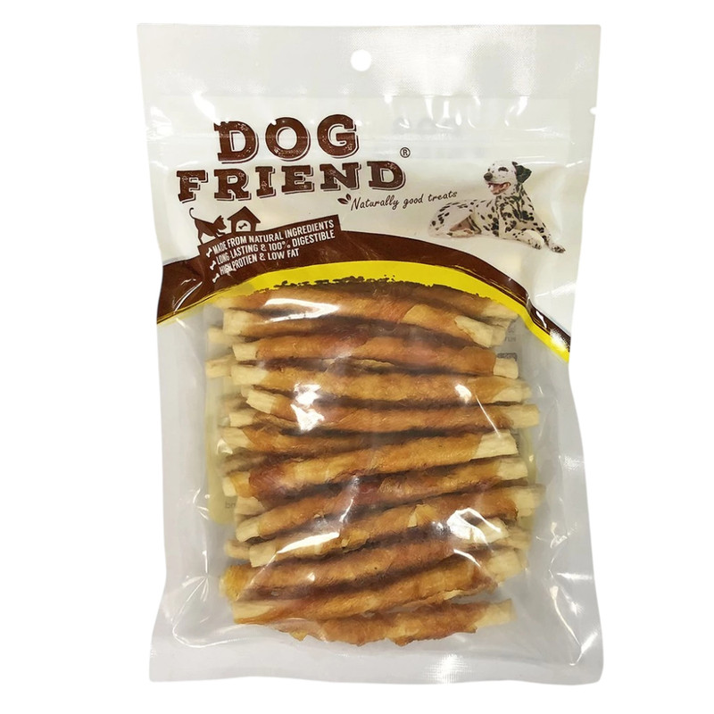 Dog Friend ขนมสุนัข ครั้นชี่ อกไก่อบแห้ง อกไก่ / นมนิ่ม 1 ซอง 400g