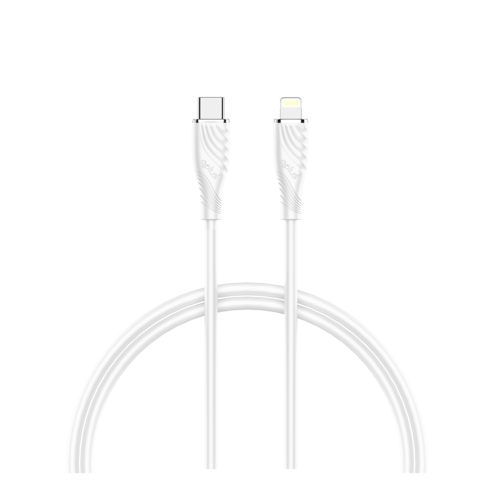 QPLUS USB-C to Lightning Cable 27W 1 m L3 White