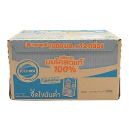 Thumbnail 3 of โฟร์โมสต์ นมโคแท้ 100% นมยูเอชที ไขมันต่ำ รสจืด 1 ล. x 12