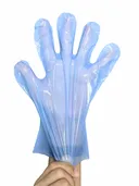 Thumbnail 3 of Saniplus ถุงมือพลาสติกสีฟ้า เกรดสัมผัสอาหาร (LDPE Gloves) 500 ใบ/กล่อง แพ็ค 5 กล่อง