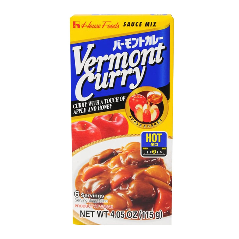 เฮ้าส์ เวอร์มองท์ แกงกะหรี่เผ็ดมาก 115 กรัม House Vermont Curry Hot 115 g.