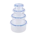 Thumbnail 1 of ชุดกล่องเก็บอาหาร 4 ชิ้น ทรงกลม
