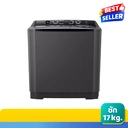 Thumbnail 2 of [พรีออเดอร์] แอลจี เครื่องซักผ้า2ถัง ขนาด ซัก17กก./ปั่น10กก. รุ่น TT17NAPG.DBMPETH สีดำ