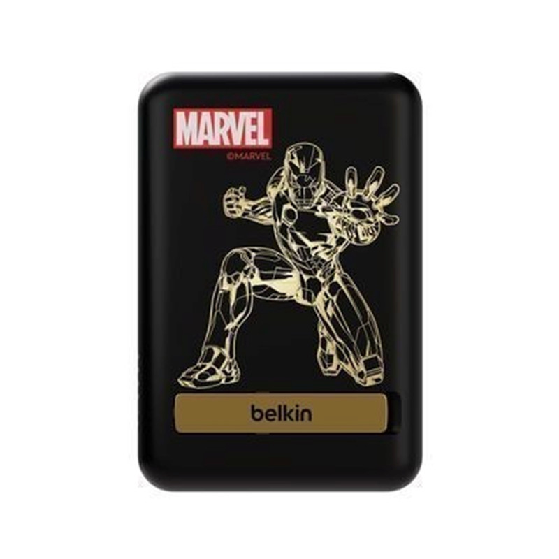 Belkin แบตสํารองไร้สายลายดิสนีย์ Magnetic Wireless ความจุ 5,000 mAH รองรับการชาร์จแบบไร้สาย มีขาตั้งในตัว BPD004