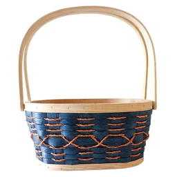 Thumbnail 1 of กระเช้าผลไม้หูหิ้ว 14 นิ้ว