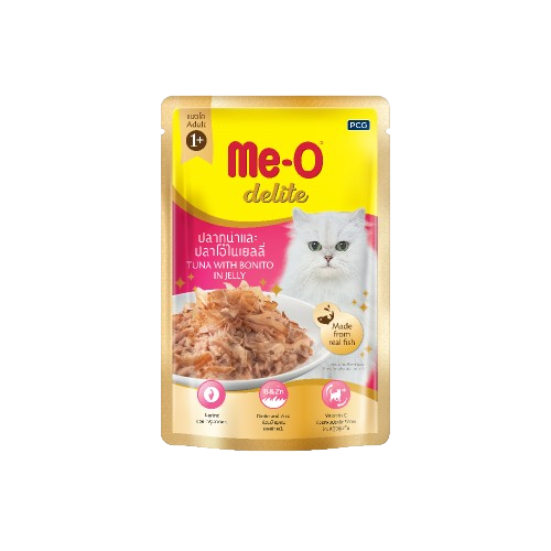 ME-O Delite Tuna with Bonito in Jelly 70g x 12