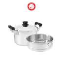 Thumbnail 2 of ซีกัล ชุดหม้อต้ม พร้อมชั้นนึ่ง ตราจรวด 24 ซม.