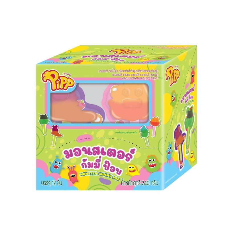 MONSTER GUMMY POP (PIPP BRAND) 20g x 12 pcs