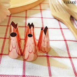 Thumbnail 2 of ชุดหัวบีบครีม 5 หัว สีโรสโกลด์