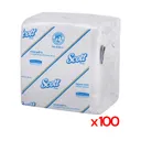 Thumbnail 3 of SCOTT Folded Toilet Paper 2 Ply 9.3 x 20.1 cm 150 Sheets x 100