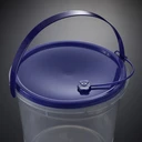 Thumbnail 1 of Panda Outlet ถังโบว์กลาง+สายคล้องจุกโบว์ สีน้ำเงิน (แพ็ค 20 ชิ้น)