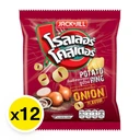 Thumbnail 2 of โรลเลอร์ โคสเตอร์ มันฝรั่งทอดกรอบรูปวง รสหัวหอม 14 ก. x 12