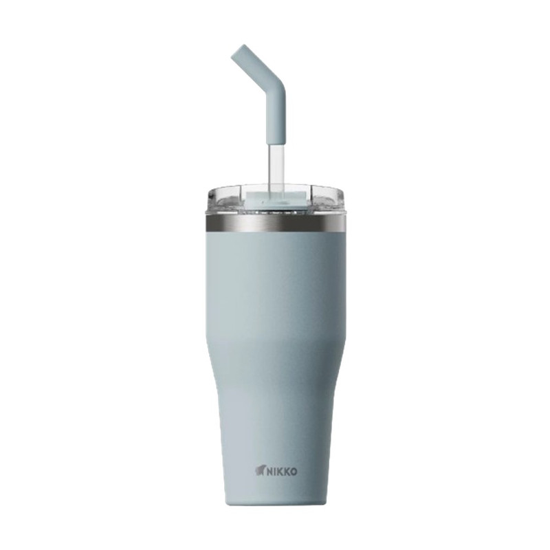 นิกโก้ แก้วสเตนเลสสุญญากาศพร้อมหลอด 0.59 ลิตร สีฟ้าNK-HGA059AI-VT