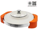 Thumbnail 3 of ฮานาบิชิ เตาปิ้งย่าง+หม้อชาบู รุ่น HBG-1802 สีส้ม