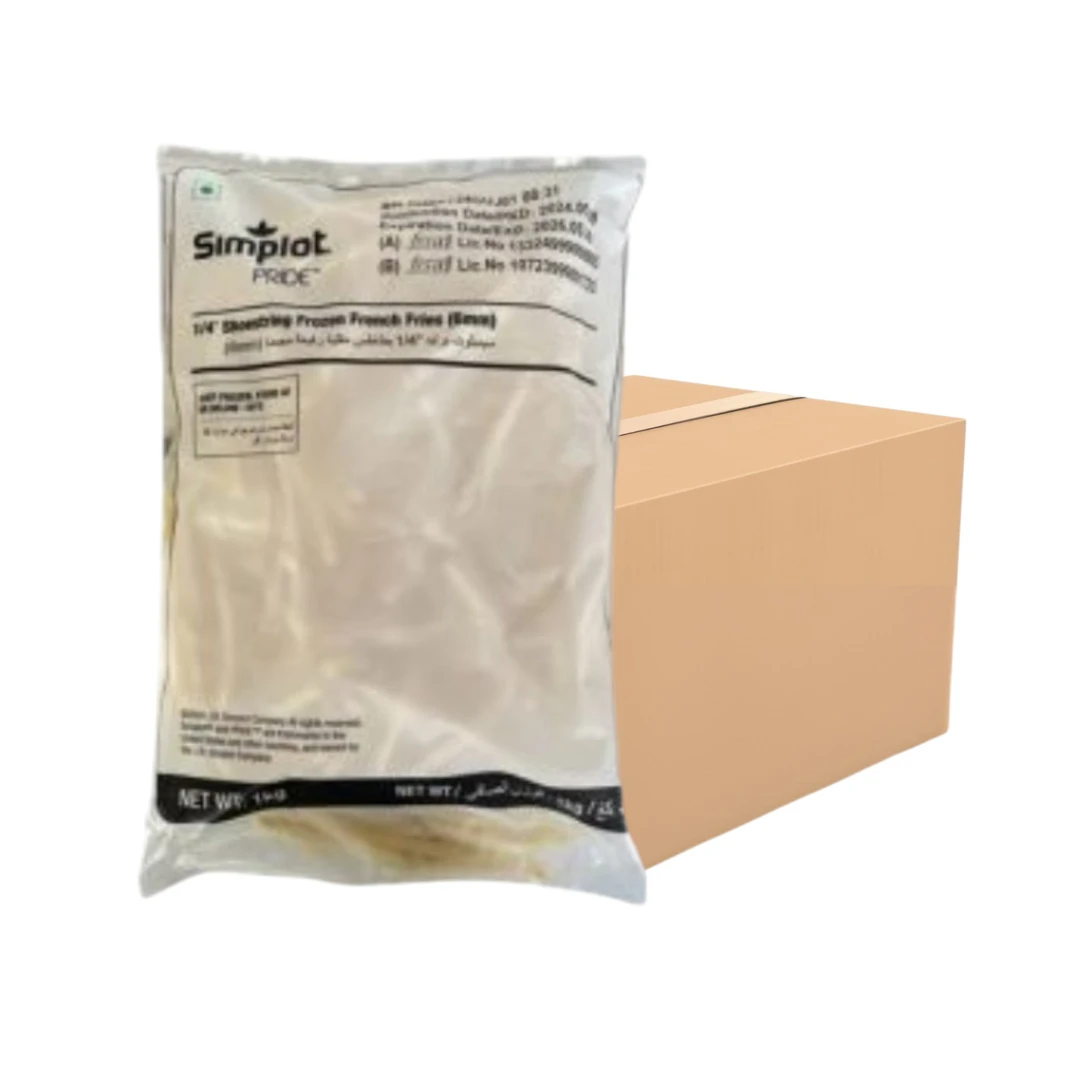 SIMPLOT Straight Cut Potato Small Cut 1/4 (6 mm) 1 kg x12 Packs per ...