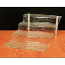 Thumbnail 2 of Twin Fish ที่วางอาหารพลาสติกแบบขั้นบันได 4 ชั้น วางข้าวปั้น ซูชิ เค้ก ขนมหวาน เบเกอรี่ ผลไม้ รหัส ADPW4-2