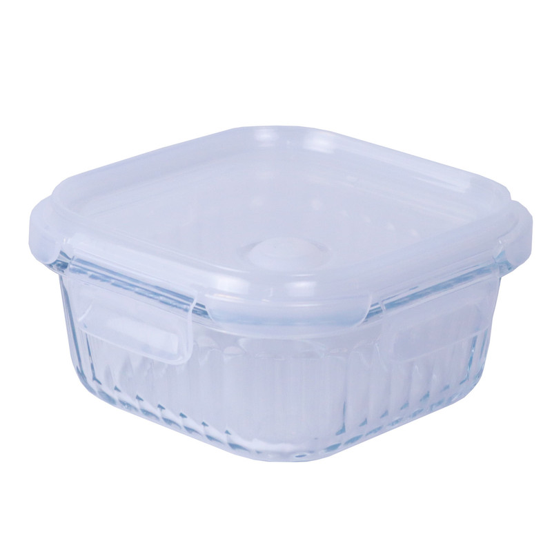 Super Lock Glass Food Storage Container 450ML WAVELOCK 6325