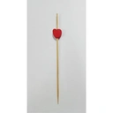 Thumbnail 1 of Twin Fish (100ชิ้น/แพ็ค)ไม้จิ้มค็อกเทลหรือไม้บาร์บีคิวสีแดงแบบหัวใจ ยาว12ซม. No.WCP160