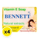Thumbnail 2 of เบนเนท สบู่ก้อน สูตรวิตามินอี สีขาว 130 ก. x 4