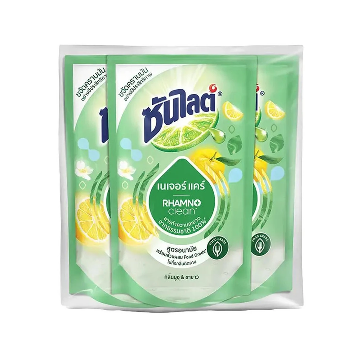 ซันไลต์ น้ํายาล้างจาน พลัส เนเชอร์ แคร์ 450 มล. x 3