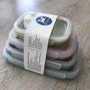 Thumbnail 3 of RePlanetMe กล่องข้าวพับได้สีพาสเทล (ชุด 4 ขนาด) Collapsible Lunch Box PASTEL FAMILY (Set of 4 Sizes)
