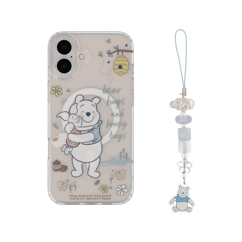 BLUE BOX x Winnie the Pooh iPhone 16 Plus with MagSafe Bear hugs and honey bugs
