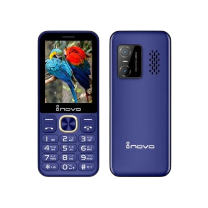 inovo โทรศัพท์ปุ่มกด 99 Cat ระบบ Dual SIM (2 ซิม) จอกว้าง 2.9 นิ้ว รองรับ 3G/4G พร้อมประกันศูนย์ 1 ปี Blue
