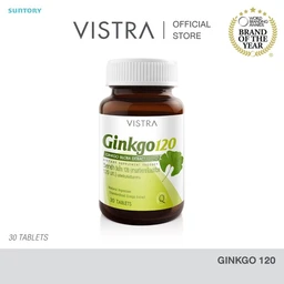 Thumbnail 2 of วิสทร้า ผลิตภัณฑ์เสริมอาหาร จิงโกะ 120 มก. 30 เม็ด