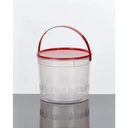 Thumbnail 1 of Panda Outlet ถังโบว์ใหญ่ (1,500 ml.) + ฝา + หู แดง,เจาะรู (แพ็ค 12 ชิ้น)