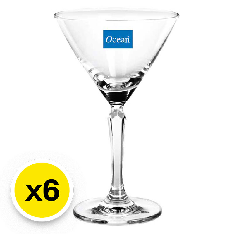 OCEAN GLASS Cocktail Glass Model CONNEXION 215 ml 7 oz x 6