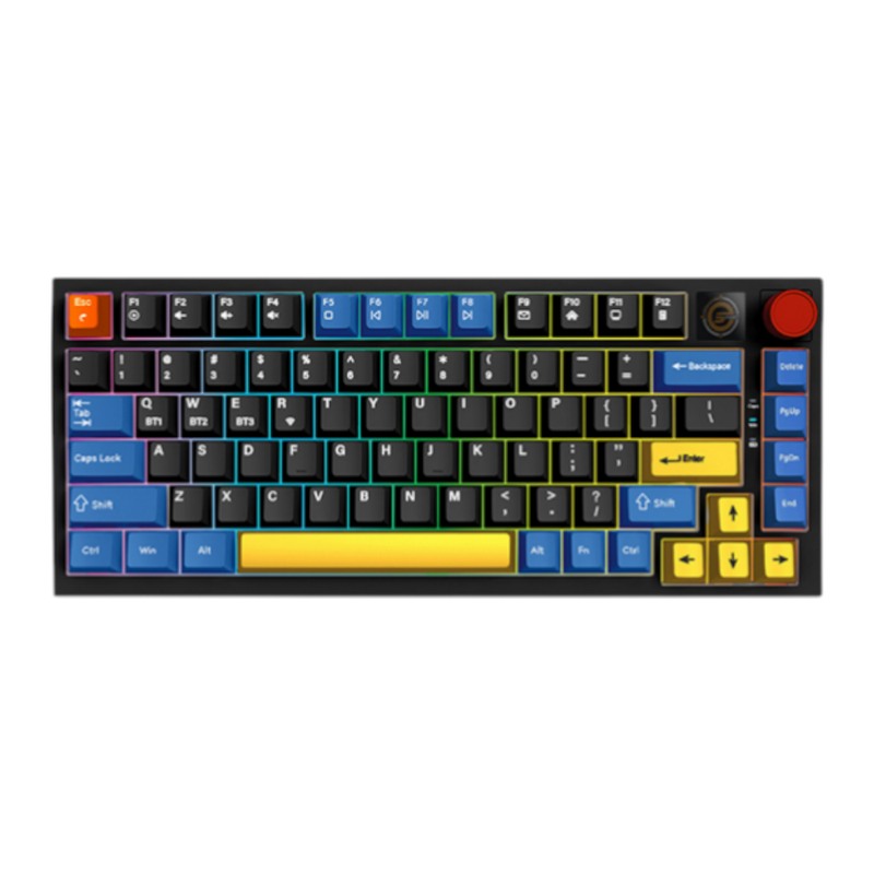 WIRELESS KEYBOARD (คีย์บอร์ดไร้สาย) NEOLUTION SINGULAR CORE - DRINKEY SWITCH RGB EN/TH BLACK