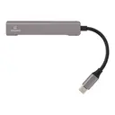Thumbnail 1 of TECHPRO Type-C to USB-A 4 ports Hub (USB3.0x1+USB2.0x3) Grey