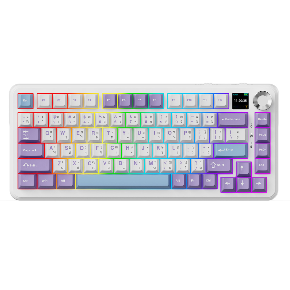 AJAZZ Gaming AK820MaxPlus Gasket Tri-Mod RGB Maila Switch Starrny Night