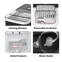 Thumbnail 4 of อีซัน เครื่องทำน้ำแข็งอัตโนมัติ แบบตั้งโต๊ะ รุ่น EIM-15B สีดำ