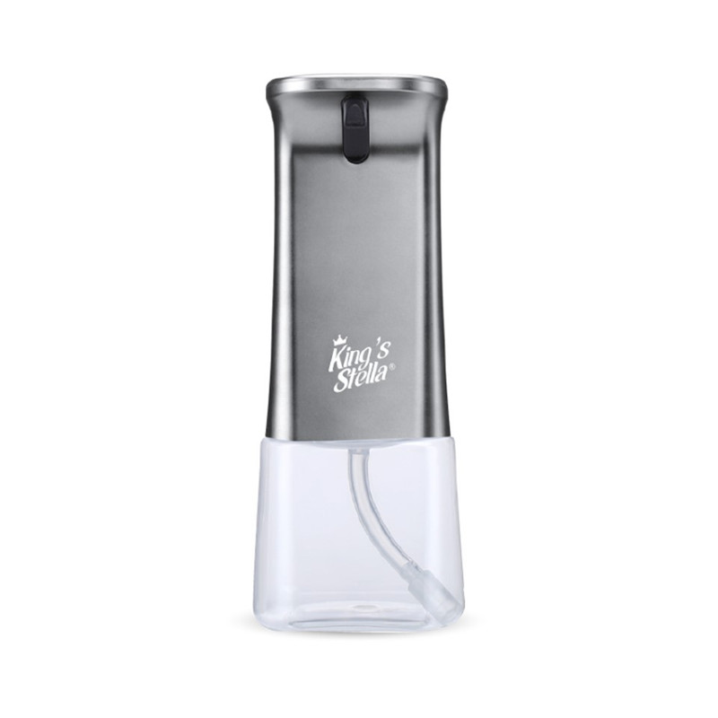 Kings Stella เครื่องจ่ายสบู่เหลวอัตโนมัติ # สีเงิน + Kings Stella แฮนด์ เฟรช คลีน&แคร์ 250 ml.(ขวด) Refill เครื่อง+Rice Mild