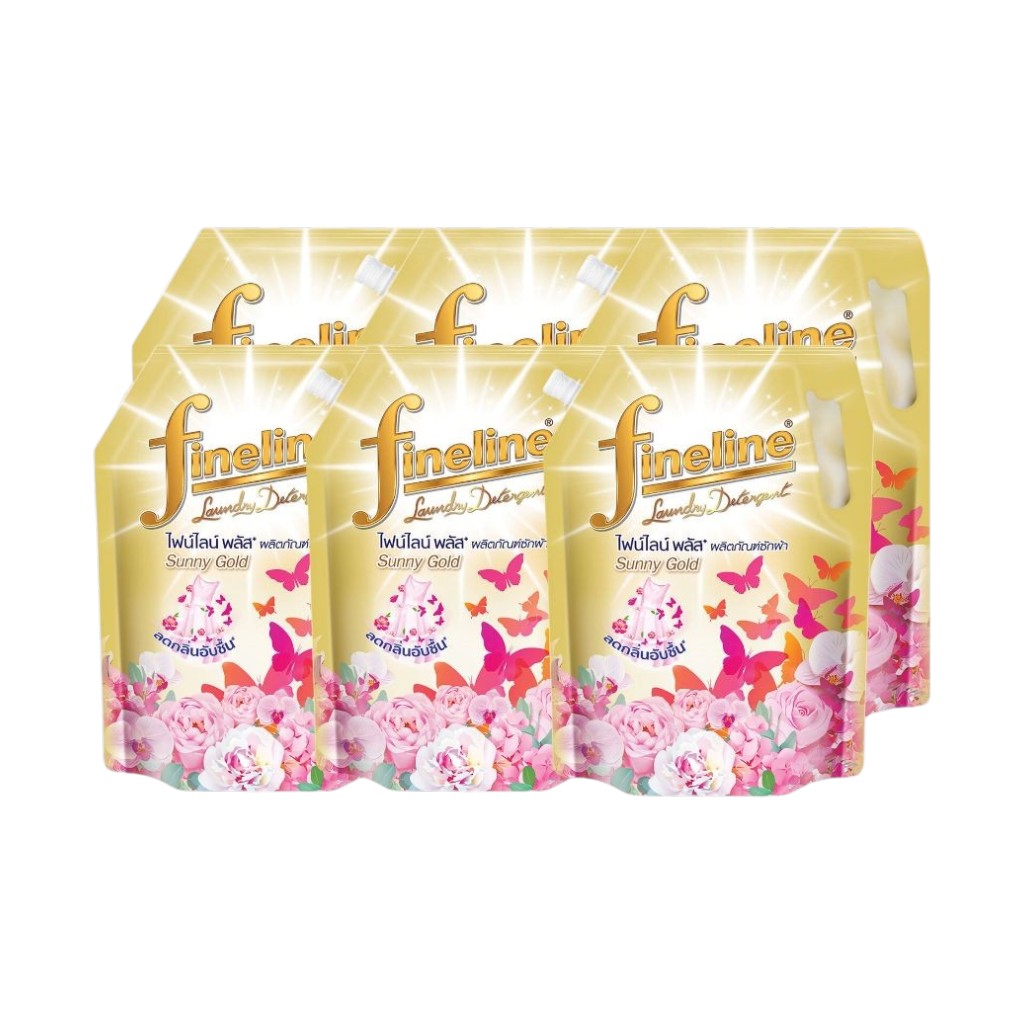 Fineline Liquid Detergent Plus Sunny Gold 1250 ML. x6