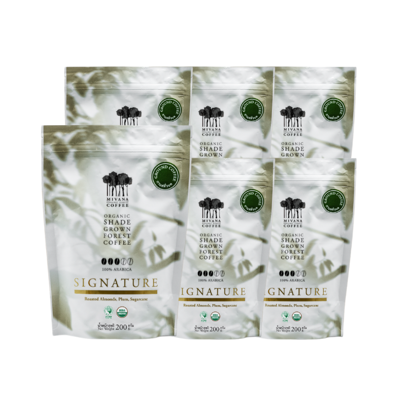 MIVANA ORGANIC ROASTED SIGNATURE GROUND 200G. X6