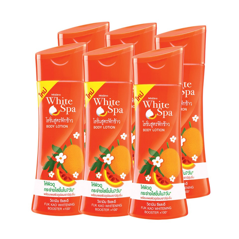 MISTINE lotion white spa fuk kao 200 ml x 6