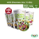 Thumbnail 1 of MOKI ผักอบกรอบ (รวม10ชนิด) แบบถุง 40g x 6 Bagged Crispy Mixed Vegetable Chips