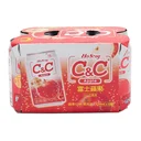 Thumbnail 3 of ซีแอนด์ซี น้ำอัดก๊าซแอปเปิ้ล 330 มล. x 6