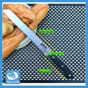 Thumbnail 2 of Twin Fish มีดหั่นขนมปัง มีดขนมปัง มีดตัดขนมปัง 8 นิ้ว มีดฟันเลื่อยห่าง ด้ามพลาสติก แข็งแรง ปลอดภัย #K42-8642/8X