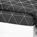 Thumbnail 2 of LOTUS ผ้าปูที่นอน รุ่น Black & White-LI-BW 01B ขนาด 3.5 ฟุต
